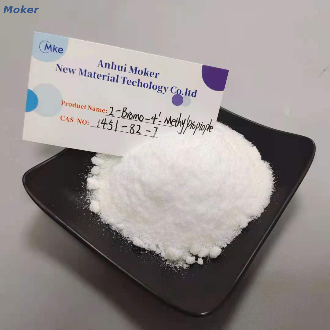 China Hersteller CAS 1451-82-7 weißes kristallines Pulver 2-Brom-4-Methylpropiophenon mit hoher Reinheit