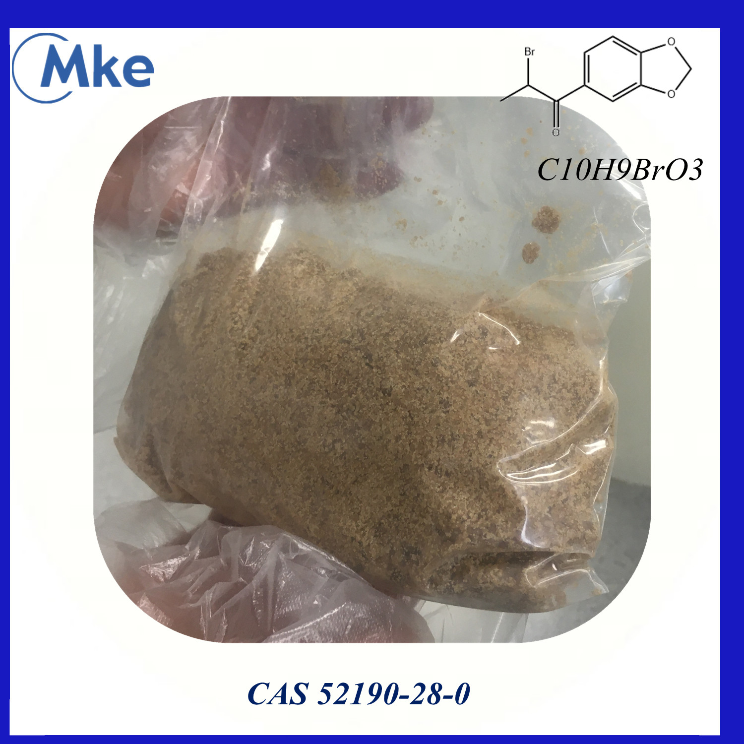 Hochreiner pharmazeutische Zwischenprodukte 2-Bromo-3 ', 4'- (Methylendioxy) Propiophenon CAS 52190-28-0 Pulver